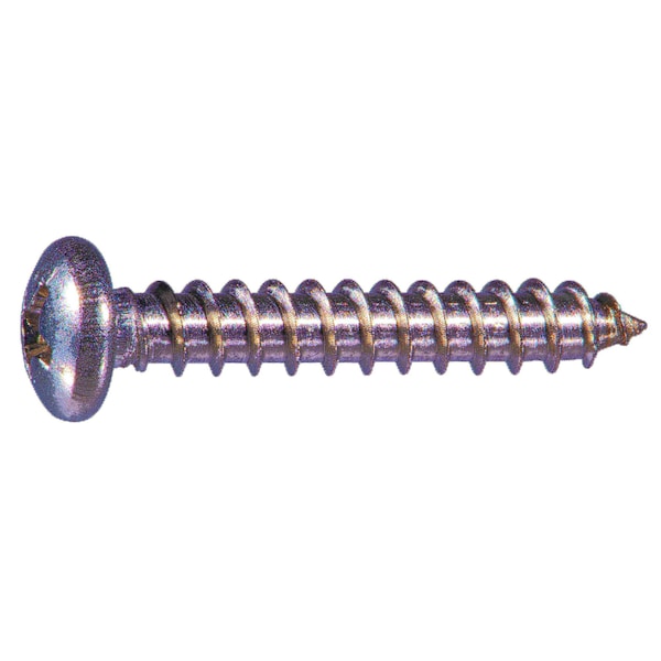 Midwest Fastener Sheet Metal Screw, #8 x 1 in, 316 Stainless Steel Pan Head Phillips Drive, 15 PK 932286 - main